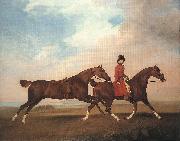 STUBBS, George, William Anderson with Two Saddle-horses er